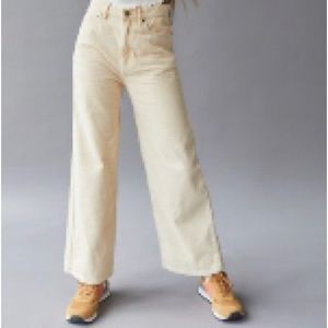 Urban Outfitters Corduroy Beige Wide Leg Pants